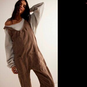 Free People- We The Free High Roller Cord Jumpsuit